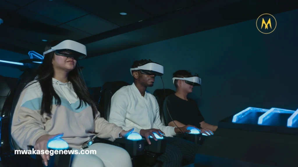 AI robots symbolizing OpenAI, Google, and Meta battling for dominance