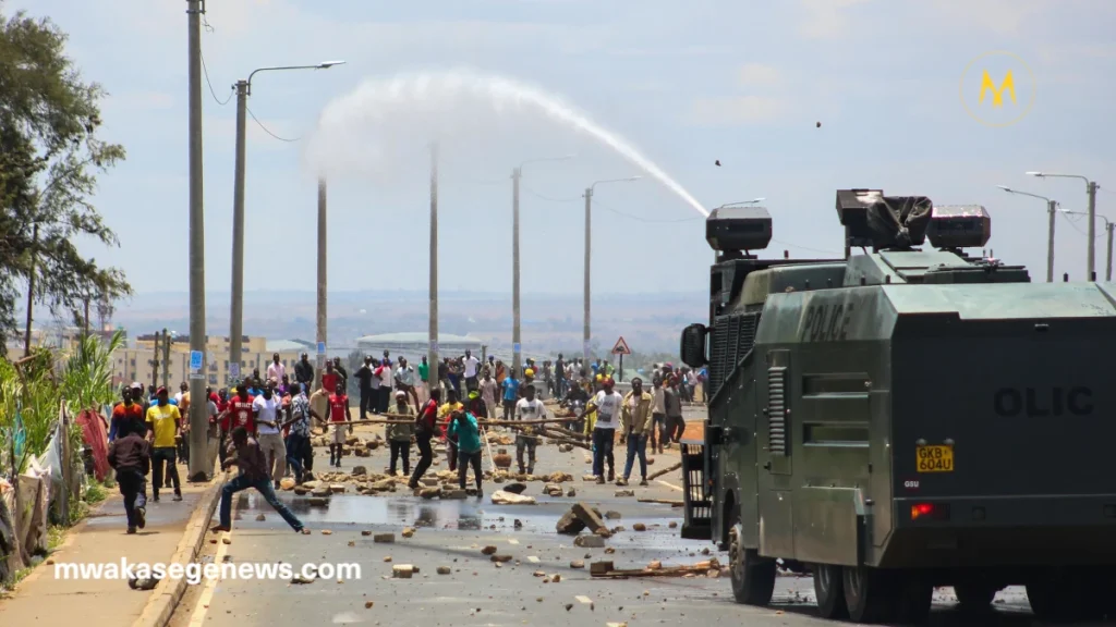 Gen Z protesters march toward State House Nairobi during peaceful demonstration