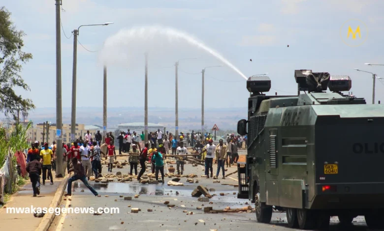 Gen Z protesters march toward State House Nairobi during peaceful demonstration