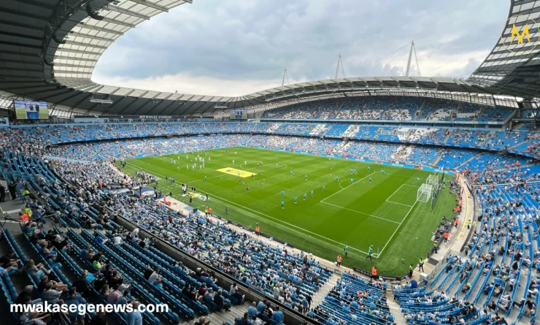 Manchester City vs Wydad players in action at Club World Cup