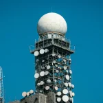 5G Core and Edge Computing concept showing global connectivity