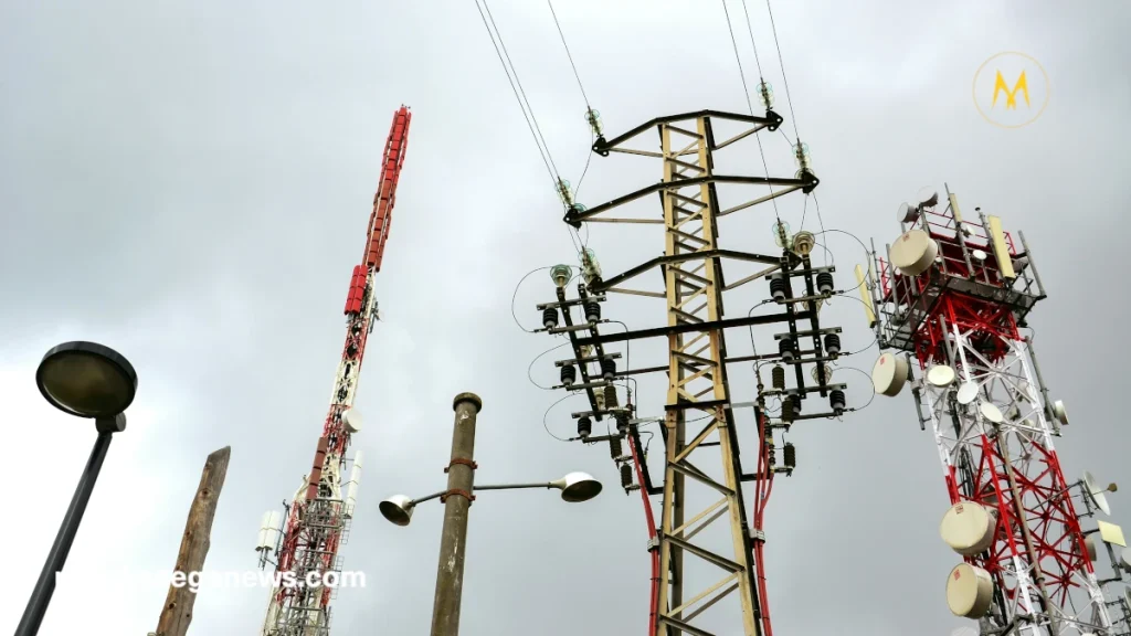 Digital nomad working from a rooftop in a smart city