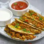 Chicken snack wrap with fresh vegetables and sauce
