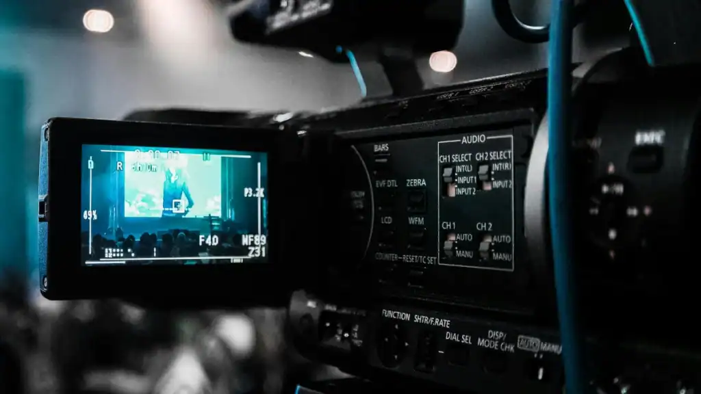 Paramount Global Logo and Hollywood Studio Building