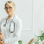 Person living with Parkinson’s disease receiving treatment and support