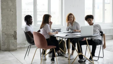 Small business owner analyzing digital marketing performance in 2025