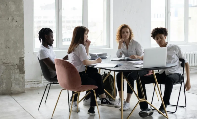 Small business owner analyzing digital marketing performance in 2025