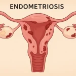Woman experiencing pelvic pain representing endometriosis symptoms