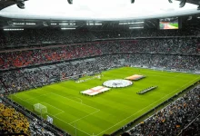 Harry Kane celebrating a goal for England in 2025