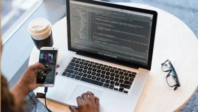 Digital creator practicing safe cybersecurity habits online