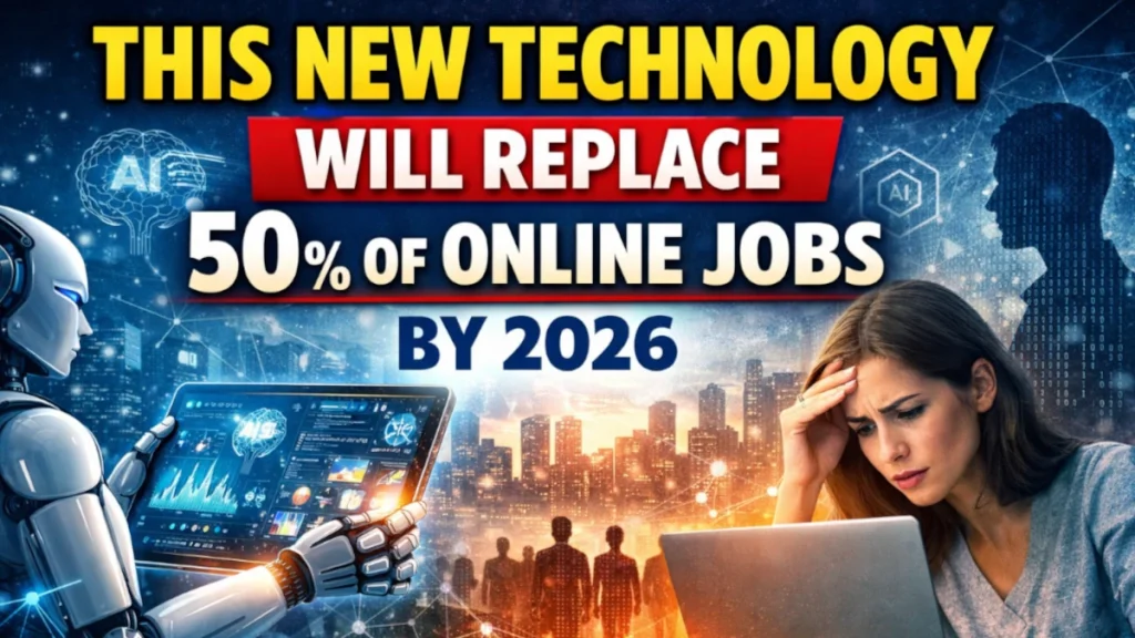 AI and automation are replacing online jobs in 2026.