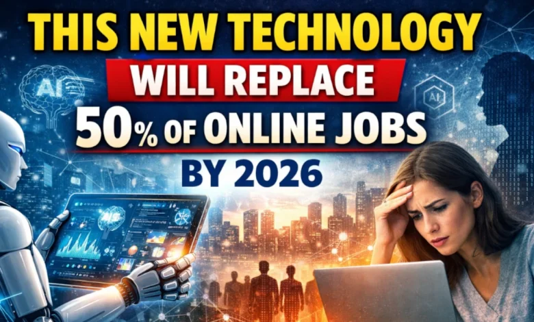 AI and automation are replacing online jobs in 2026.