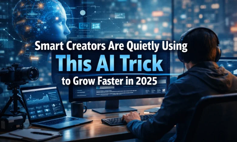 Smart creator using AI tools for content creation