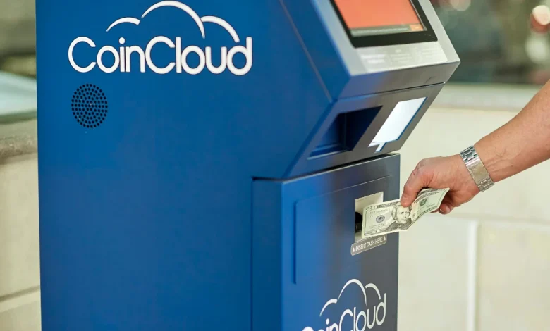 Crypto ATM machine used for buying digital currency