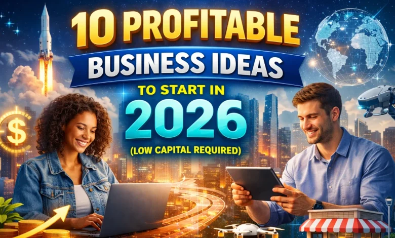 Profitable business ideas for 2026 with low capital