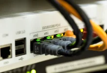 Future internet technology concept with AI and global connectivity