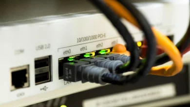 Future internet technology concept with AI and global connectivity