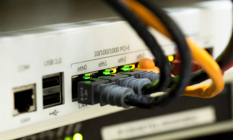 Future internet technology concept with AI and global connectivity